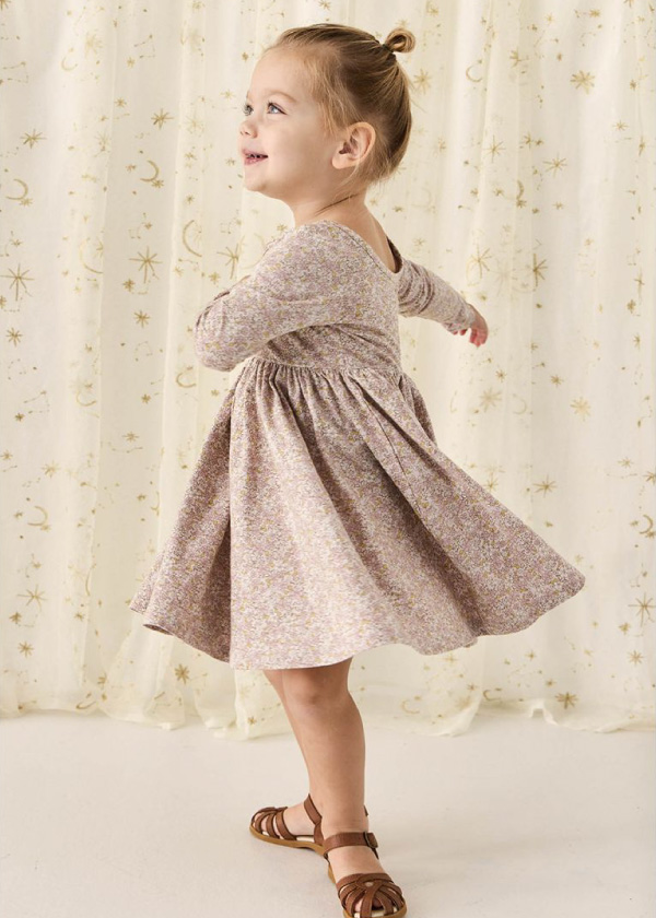 OC長袖ワンピ Chloe Lilac