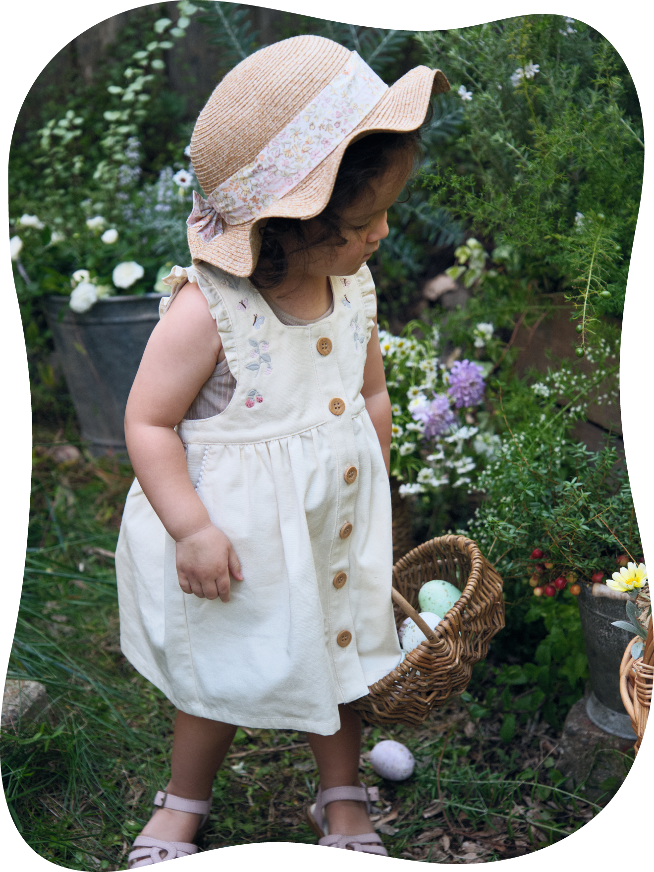 ハットを被った女の子の画像